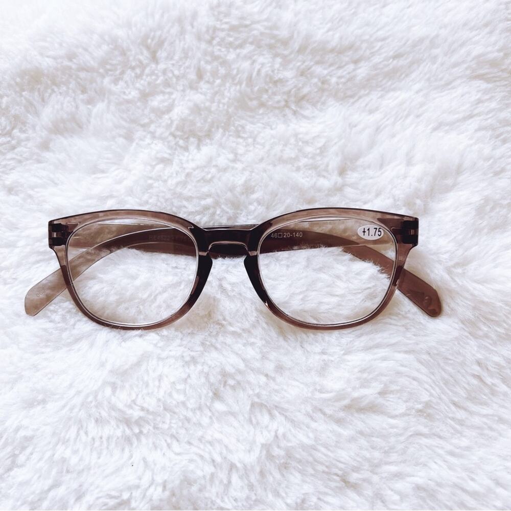 Morgan Clear Brown Modern Chic Reader Glasses